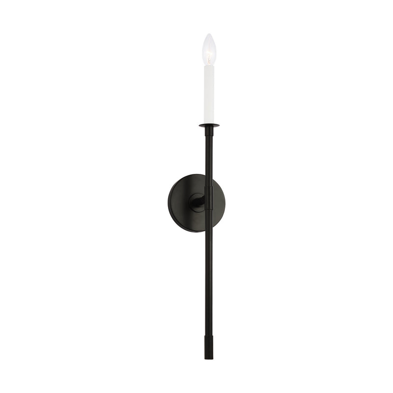 One Light Wall Sconce<br /><span style="color:#4AB0CE;">Entrega: 4-10 dias en USA</span><br /><span style="color:#4AB0CE;font-size:60%;">PREGUNTE POR ENTREGA EN PANAMA</span><br />Collection: Bayview<br />Finish: Aged Iron