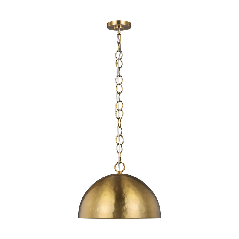 One Light Pendant<br /><span style="color:#4AB0CE;">Entrega: 4-10 dias en USA</span><br /><span style="color:#4AB0CE;font-size:60%;">PREGUNTE POR ENTREGA EN PANAMA</span><br />Collection: Whare<br />Finish: Burnished Brass