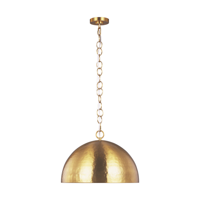 One Light Pendant<br /><span style="color:#4AB0CE;">Entrega: 4-10 dias en USA</span><br /><span style="color:#4AB0CE;font-size:60%;">PREGUNTE POR ENTREGA EN PANAMA</span><br />Collection: Whare<br />Finish: Burnished Brass
