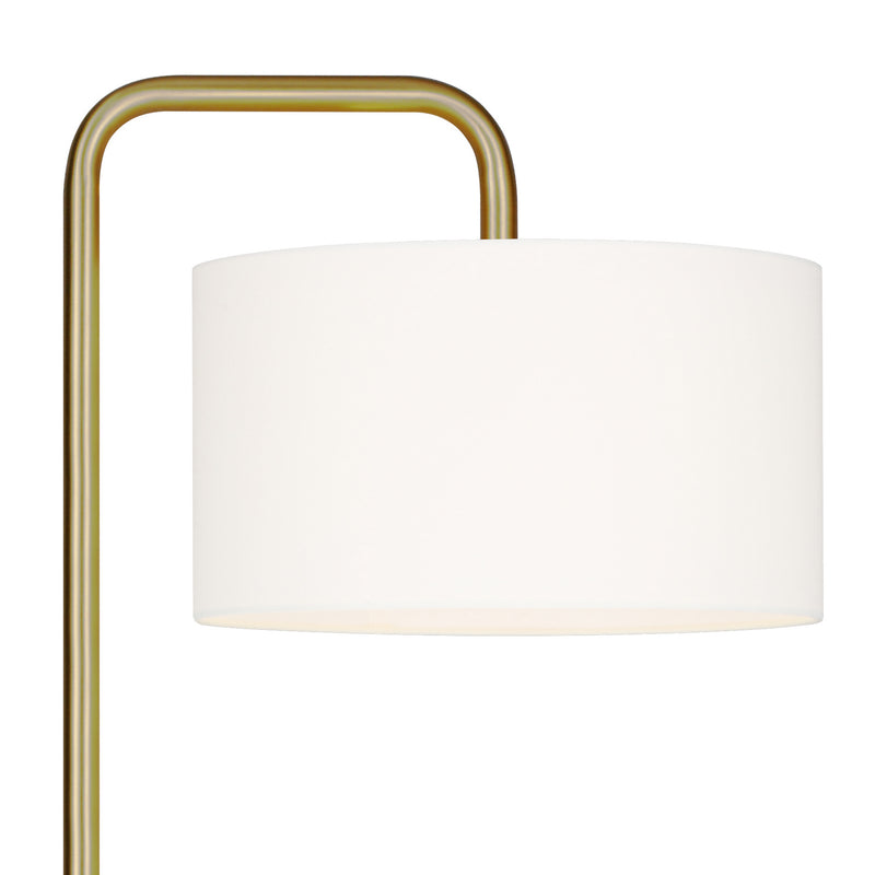 One Light Floor Lamp<br /><span style="color:#4AB0CE;">Entrega: 4-10 dias en USA</span><br /><span style="color:#4AB0CE;font-size:60%;">PREGUNTE POR ENTREGA EN PANAMA</span><br />Collection: Dean<br />Finish: Burnished Brass