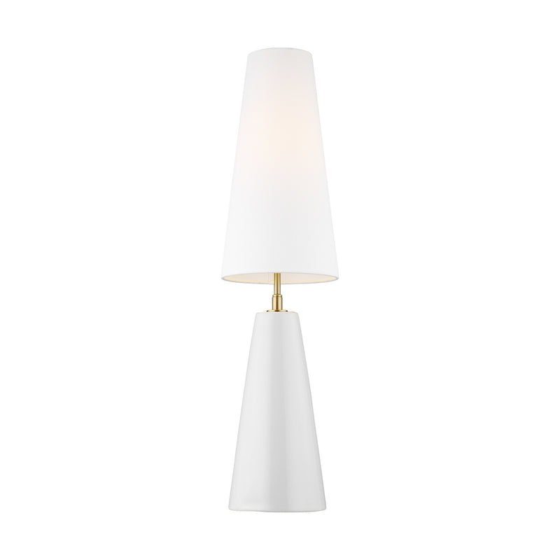 One Light Table Lamp<br /><span style="color:#4AB0CE;">Entrega: 4-10 dias en USA</span><br /><span style="color:#4AB0CE;font-size:60%;">PREGUNTE POR ENTREGA EN PANAMA</span><br />Collection: Lorne<br />Finish: Arctic White