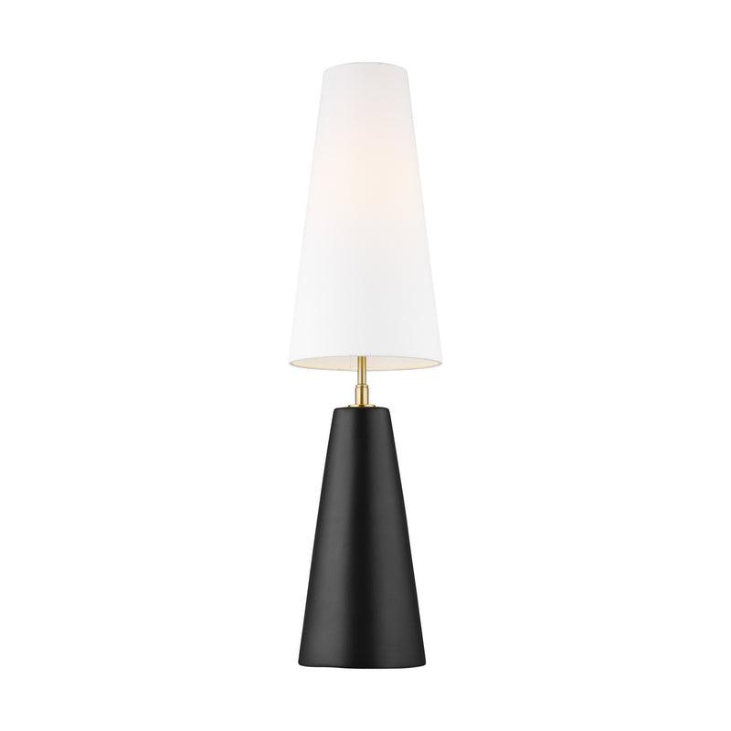 One Light Table Lamp<br /><span style="color:#4AB0CE;">Entrega: 4-10 dias en USA</span><br /><span style="color:#4AB0CE;font-size:60%;">PREGUNTE POR ENTREGA EN PANAMA</span><br />Collection: Lorne<br />Finish: Coal