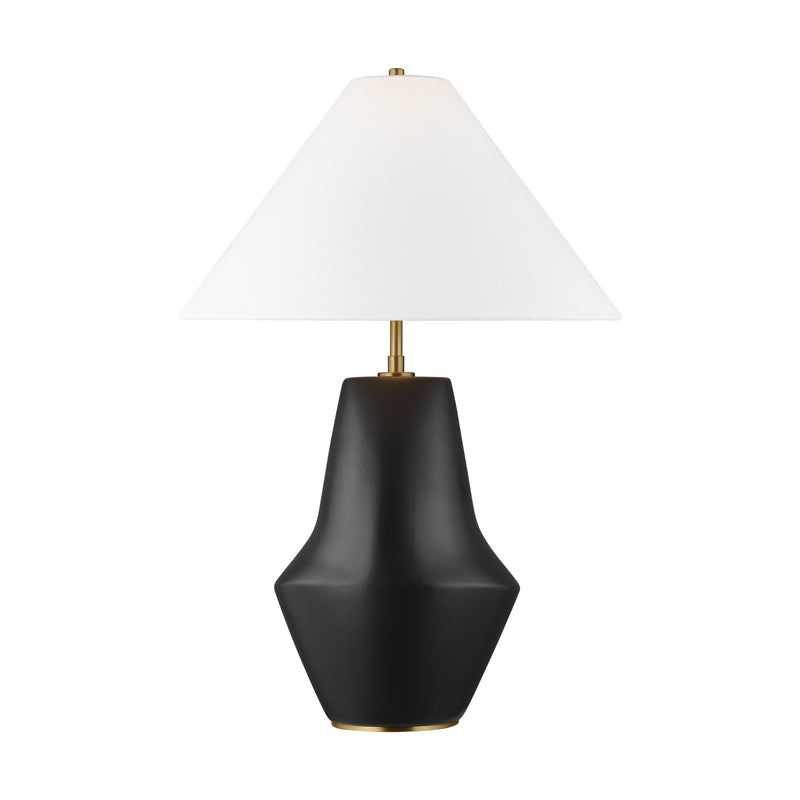 One Light Table Lamp<br /><span style="color:#4AB0CE;">Entrega: 4-10 dias en USA</span><br /><span style="color:#4AB0CE;font-size:60%;">PREGUNTE POR ENTREGA EN PANAMA</span><br />Collection: Contour<br />Finish: Coal