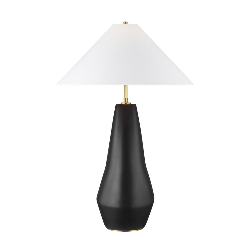 One Light Table Lamp<br /><span style="color:#4AB0CE;">Entrega: 4-10 dias en USA</span><br /><span style="color:#4AB0CE;font-size:60%;">PREGUNTE POR ENTREGA EN PANAMA</span><br />Collection: Contour<br />Finish: Coal