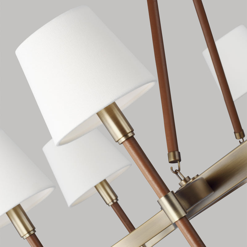 Eight Light Chandelier<br /><span style="color:#4AB0CE;">Entrega: 2-3 semanas en USA</span><br /><span style="color:#4AB0CE;font-size:60%;">PREGUNTE POR ENTREGA EN PANAMA</span><br />Collection: Katie<br />Finish: Time Worn Brass