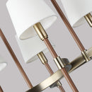 Eight Light Chandelier<br /><span style="color:#4AB0CE;">Entrega: 4-10 dias en USA</span><br /><span style="color:#4AB0CE;font-size:60%;">PREGUNTE POR ENTREGA EN PANAMA</span><br />Collection: Katie<br />Finish: Time Worn Brass