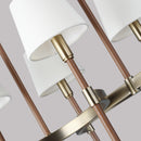 Eight Light Chandelier<br /><span style="color:#4AB0CE;">Entrega: 4-10 dias en USA</span><br /><span style="color:#4AB0CE;font-size:60%;">PREGUNTE POR ENTREGA EN PANAMA</span><br />Collection: Katie<br />Finish: Time Worn Brass