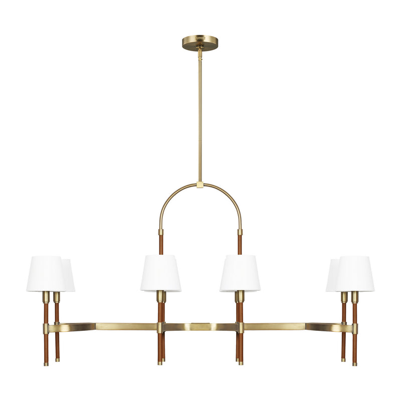 Eight Light Chandelier<br /><span style="color:#4AB0CE;">Entrega: 4-10 dias en USA</span><br /><span style="color:#4AB0CE;font-size:60%;">PREGUNTE POR ENTREGA EN PANAMA</span><br />Collection: Katie<br />Finish: Time Worn Brass