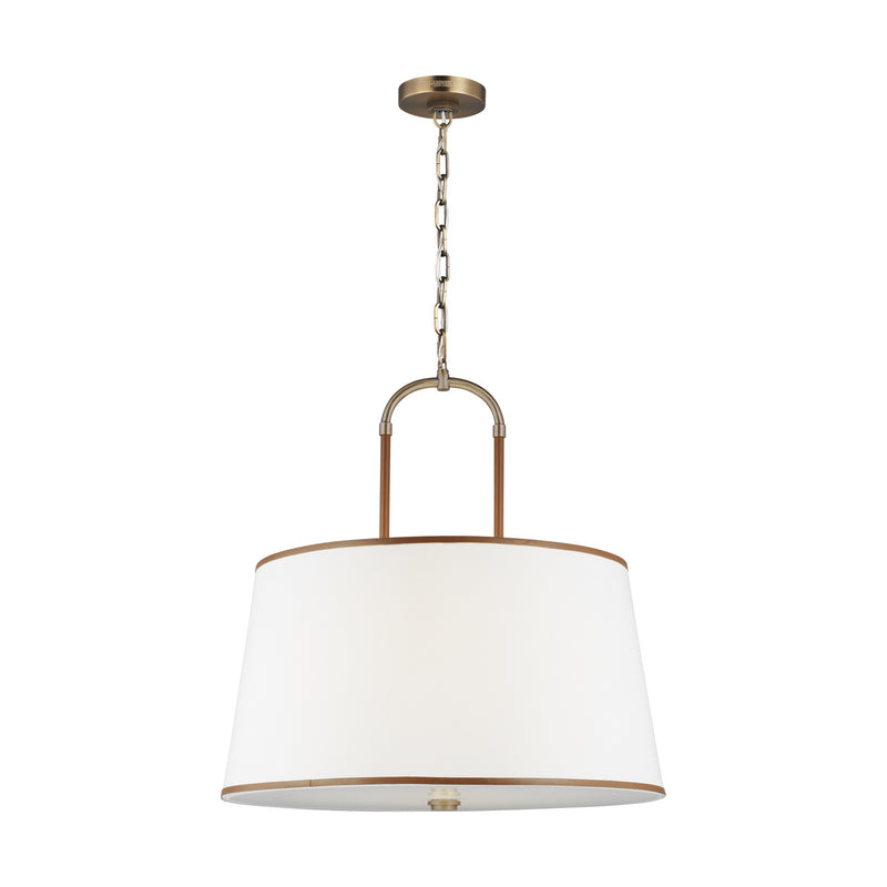 Four Light Pendant<br /><span style="color:#4AB0CE;">Entrega: 4-10 dias en USA</span><br /><span style="color:#4AB0CE;font-size:60%;">PREGUNTE POR ENTREGA EN PANAMA</span><br />Collection: Katie<br />Finish: Time Worn Brass