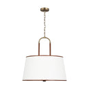 Four Light Pendant<br /><span style="color:#4AB0CE;">Entrega: 4-10 dias en USA</span><br /><span style="color:#4AB0CE;font-size:60%;">PREGUNTE POR ENTREGA EN PANAMA</span><br />Collection: Katie<br />Finish: Time Worn Brass