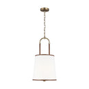 One Light Pendant<br /><span style="color:#4AB0CE;">Entrega: 4-10 dias en USA</span><br /><span style="color:#4AB0CE;font-size:60%;">PREGUNTE POR ENTREGA EN PANAMA</span><br />Collection: Katie<br />Finish: Time Worn Brass