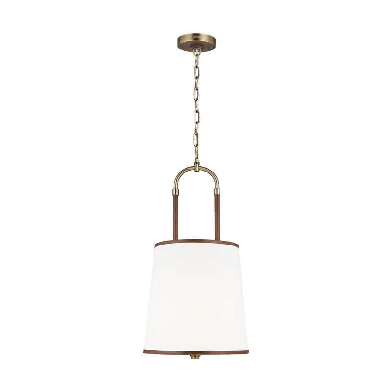 One Light Pendant<br /><span style="color:#4AB0CE;">Entrega: 4-10 dias en USA</span><br /><span style="color:#4AB0CE;font-size:60%;">PREGUNTE POR ENTREGA EN PANAMA</span><br />Collection: Katie<br />Finish: Time Worn Brass