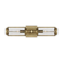 Two Light Wall Sconce<br /><span style="color:#4AB0CE;">Entrega: 3-4 semanas en USA</span><br /><span style="color:#4AB0CE;font-size:60%;">PREGUNTE POR ENTREGA EN PANAMA</span><br />Collection: Flynn<br />Finish: Time Worn Brass