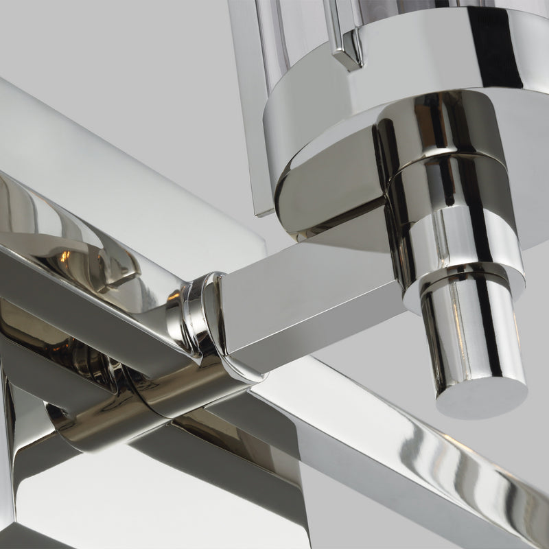 Three Light Vanity<br /><span style="color:#4AB0CE;">Entrega: 4-10 dias en USA</span><br /><span style="color:#4AB0CE;font-size:60%;">PREGUNTE POR ENTREGA EN PANAMA</span><br />Collection: Flynn<br />Finish: Polished Nickel