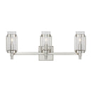 Three Light Vanity<br /><span style="color:#4AB0CE;">Entrega: 3-4 semanas en USA</span><br /><span style="color:#4AB0CE;font-size:60%;">PREGUNTE POR ENTREGA EN PANAMA</span><br />Collection: Flynn<br />Finish: Polished Nickel