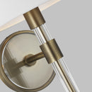 One Light Wall Sconce<br /><span style="color:#4AB0CE;">Entrega: 4-10 dias en USA</span><br /><span style="color:#4AB0CE;font-size:60%;">PREGUNTE POR ENTREGA EN PANAMA</span><br />Collection: Robert<br />Finish: Time Worn Brass