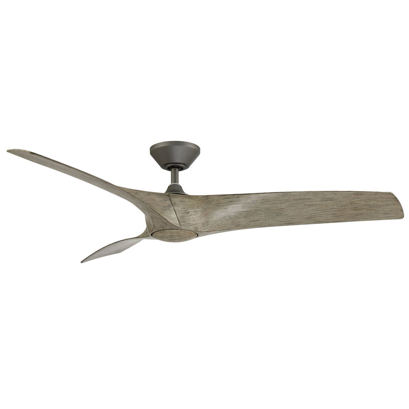 Modern Forms Fans - FR-W2006-62L-GH/WW - 62"Ceiling Fan - Zephyr - Graphite/Weathered Wood