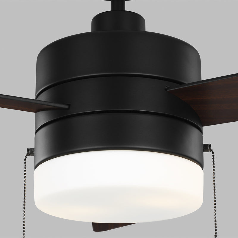 Generation Lighting - 3SY52MBKD - 52" Ceiling Fan - Syrus - Midnight Black