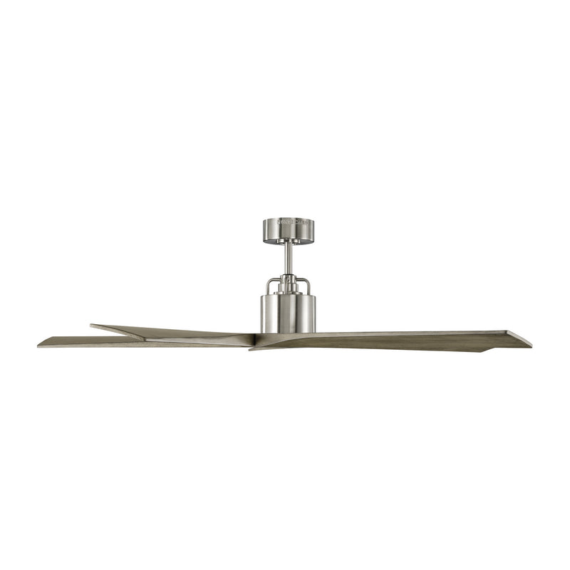 56"Ceiling Fan<br /><span style="color:#4AB0CE;">Entrega: 4-10 dias en USA</span><br /><span style="color:#4AB0CE;font-size:60%;">PREGUNTE POR ENTREGA EN PANAMA</span><br />Collection: Aspen<br />Finish: Brushed Steel