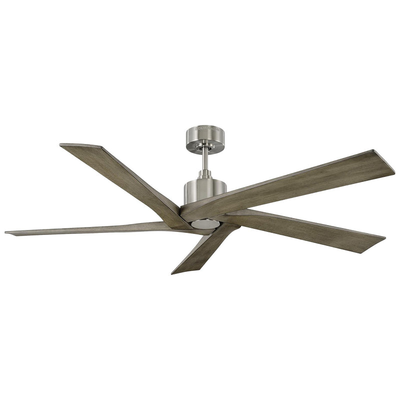 56"Ceiling Fan<br /><span style="color:#4AB0CE;">Entrega: 4-10 dias en USA</span><br /><span style="color:#4AB0CE;font-size:60%;">PREGUNTE POR ENTREGA EN PANAMA</span><br />Collection: Aspen<br />Finish: Brushed Steel