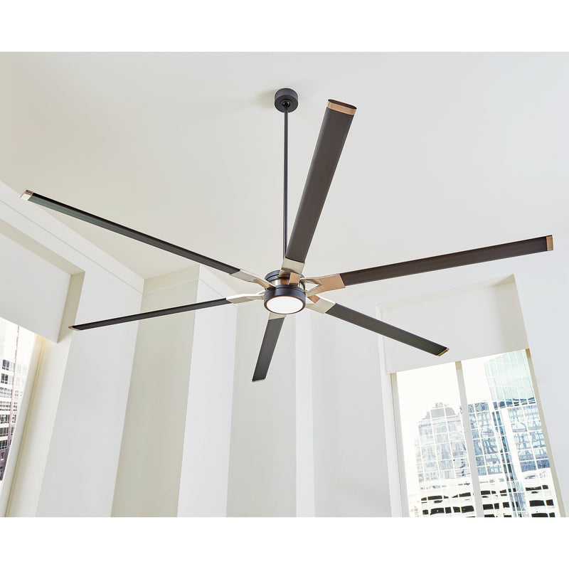 96"Ceiling Fan<br /><span style="color:#4AB0CE;">Entrega: 4-10 dias en USA</span><br /><span style="color:#4AB0CE;font-size:60%;">PREGUNTE POR ENTREGA EN PANAMA</span><br />Collection: Loft<br />Finish: Midnight Black