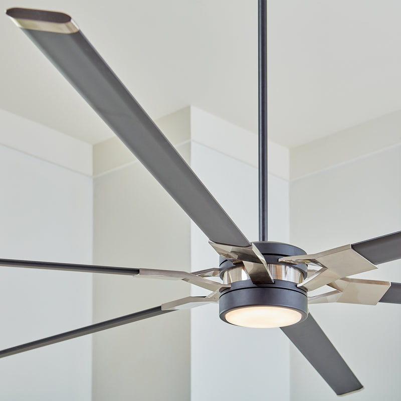 96"Ceiling Fan<br /><span style="color:#4AB0CE;">Entrega: 4-10 dias en USA</span><br /><span style="color:#4AB0CE;font-size:60%;">PREGUNTE POR ENTREGA EN PANAMA</span><br />Collection: Loft<br />Finish: Midnight Black