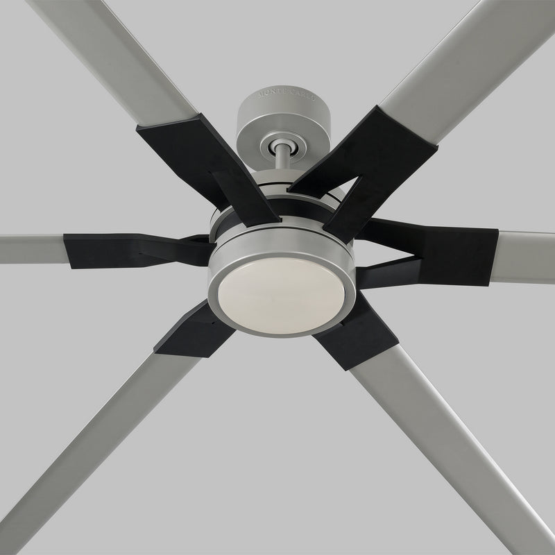 96``Ceiling Fan<br /><span style="color:#4AB0CE;">Entrega: 4-10 dias en USA</span><br /><span style="color:#4AB0CE;font-size:60%;">PREGUNTE POR ENTREGA EN PANAMA</span><br />Collection: Loft 96<br />Finish: Painted Brushed Steel