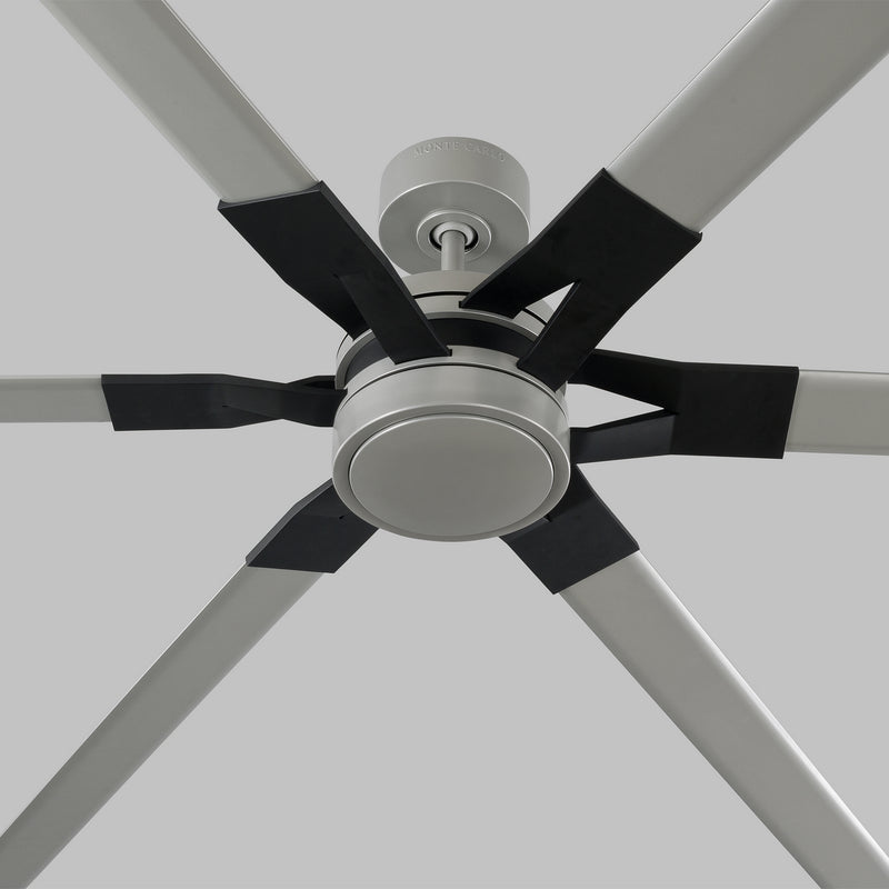 96``Ceiling Fan<br /><span style="color:#4AB0CE;">Entrega: 4-10 dias en USA</span><br /><span style="color:#4AB0CE;font-size:60%;">PREGUNTE POR ENTREGA EN PANAMA</span><br />Collection: Loft 96<br />Finish: Painted Brushed Steel