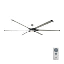 Visual Comfort Fan - 6LFR96PBSD - 96" Ceiling Fan - Loft - Painted Brushed Steel
