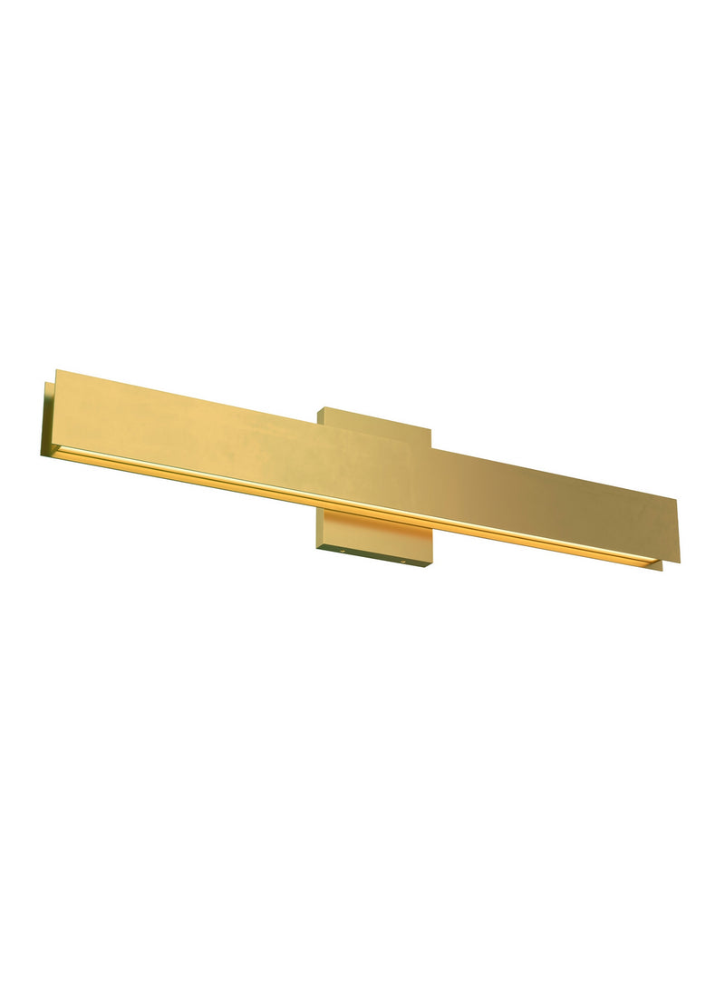 Visual Comfort Modern - 700BCBAU24NB-LED930 - LED Bath - Bau - Natural Brass