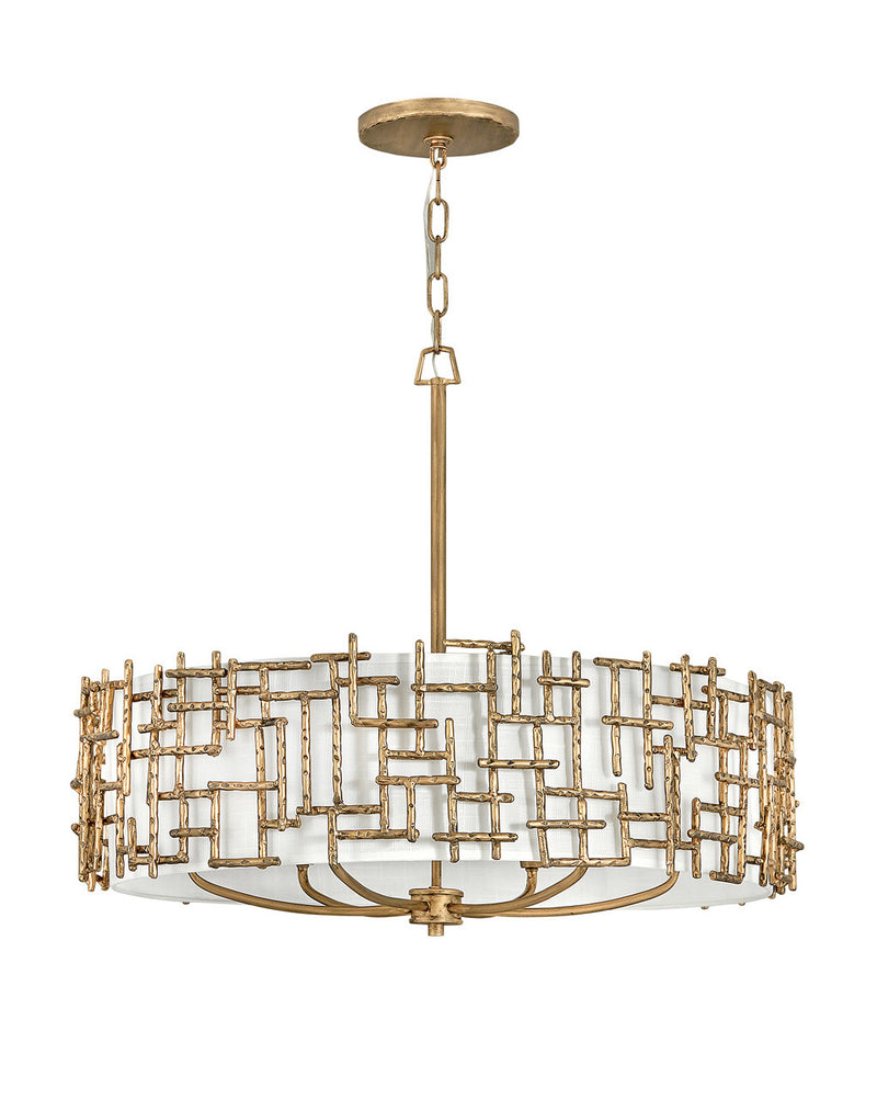 Fredrick Ramond - FR33104BNG - LED Chandelier - Farrah - Burnished Gold