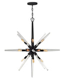 Fredrick Ramond - FR47408BLK - LED Chandelier - Ariel - Black