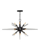 Fredrick Ramond - FR47409BLK - LED Linear Chandelier - Ariel - Black
