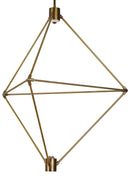 Visual Comfort Modern - 700CNDR29R-LEDWD - LED Chandelier - Candora - Aged Brass