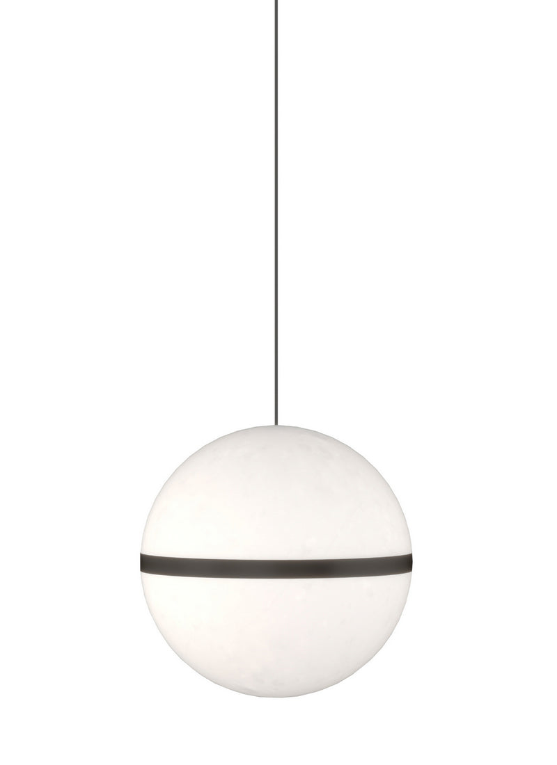 Visual Comfort Modern - 700FJHNEB - One Light Pendant - Hanea - Nightshade Black