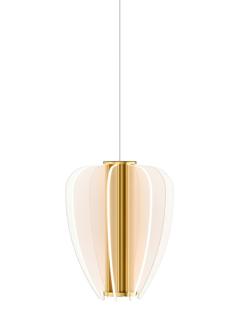 Visual Comfort Modern - 700FJNYRBR-LED930 - LED Pendant - Nyra - Plated Brass