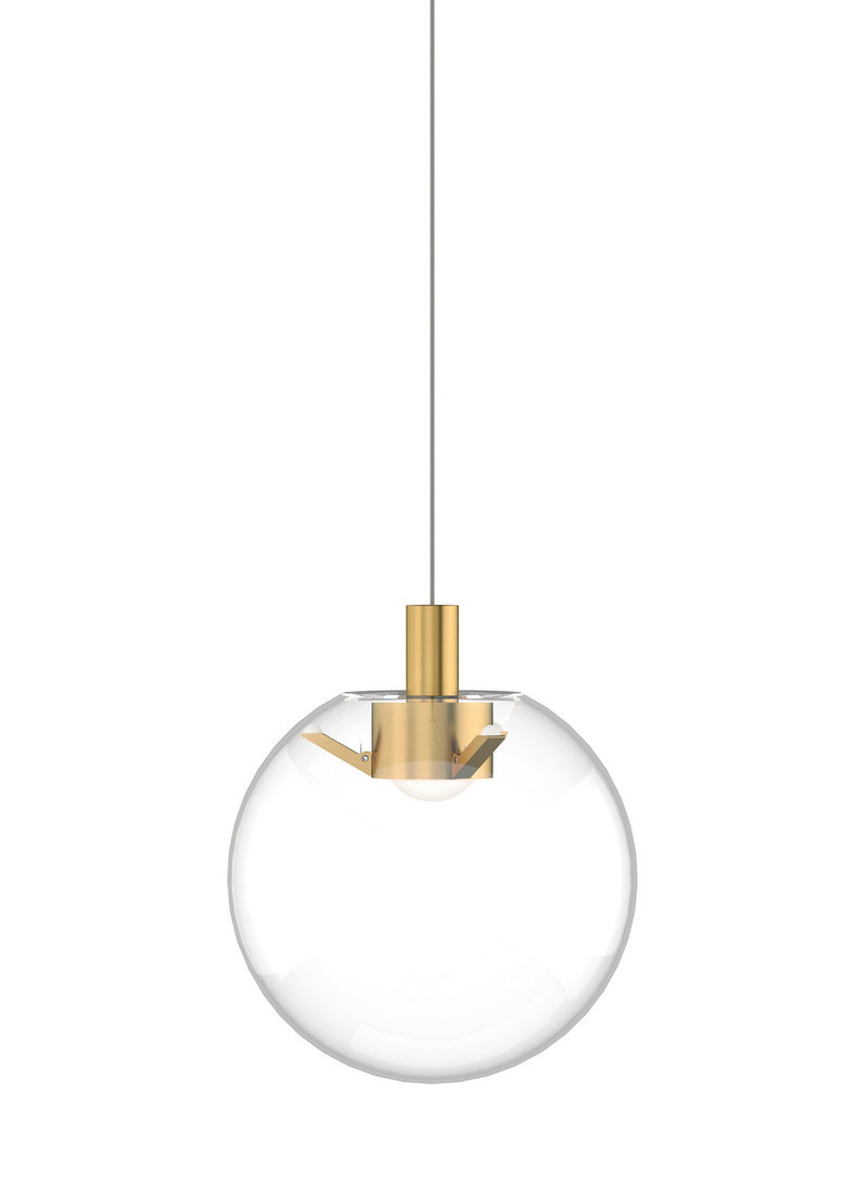 Visual Comfort Modern - 700FJPLNCNB-LED930 - LED Pendant - Palona - Natural Brass