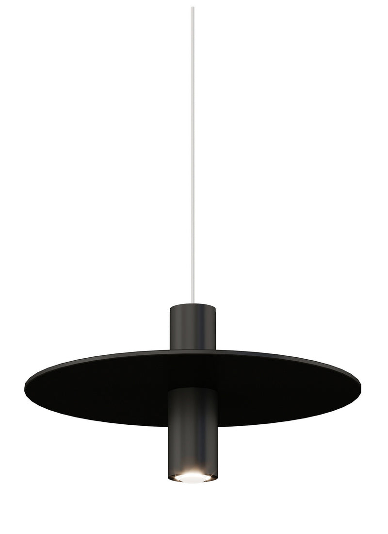 Visual Comfort Modern - 700FJPNTB-LED930 - LED Pendant - Ponte - Nightshade Black