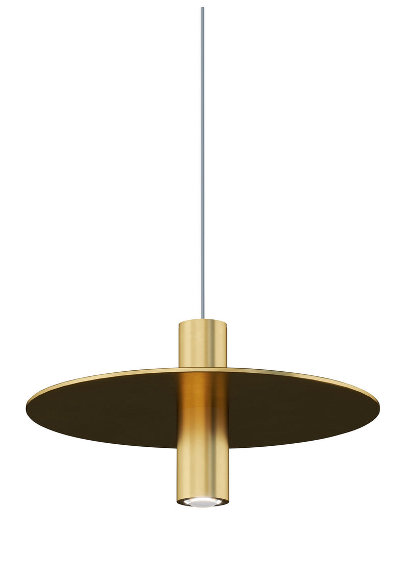 Visual Comfort Modern - 700FJPNTNB-LED930 - LED Pendant - Ponte - Natural Brass