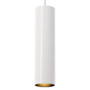 Visual Comfort Modern - 700FJPPRWS - One Light Pendant - Piper - White/Satin Nickel