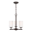 Generation Lighting - 31160EN3-710 - Three Light Chandelier - Oslo - Bronze