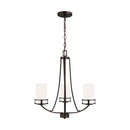 Generation Lighting - 3121603-710 - Three Light Chandelier - Robie - Bronze