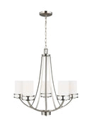 Generation Lighting - 3121605EN3-962 - Five Light Chandelier - Robie - Brushed Nickel