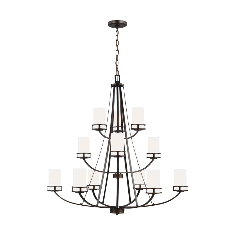 Generation Lighting - 3121612-710 - 12 Light Chandelier - Robie - Bronze