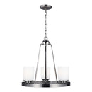 Generation Lighting - 3130703-962 - Three Light Chandelier - Kemal - Brushed Nickel