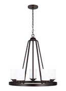 Generation Lighting - 3130705EN3-710 - Five Light Chandelier - Kemal - Bronze