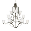 Generation Lighting - 3139012-962 - 12 Light Chandelier - Emmons - Brushed Nickel