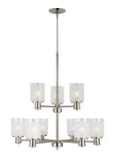 Generation Lighting - 3139809EN3-962 - Nine Light Chandelier - Norwood - Brushed Nickel