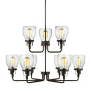 Generation Lighting - 3214509-710 - Nine Light Chandelier - Belton - Bronze