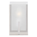 One Light Wall / Bath Sconce<br /><span style="color:#4AB0CE;">Entrega: 4-10 dias en USA</span><br /><span style="color:#4AB0CE;font-size:60%;">PREGUNTE POR ENTREGA EN PANAMA</span><br />Collection: Syll<br />Finish: Chrome